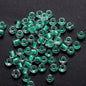 Glow In The Dark Seed Glass Beads 3mm Multicolor Stripes 1800pcs 28