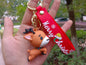 Silicone Christmas Keychain Cartoon Santa Snowman Tree Deer Charm 13