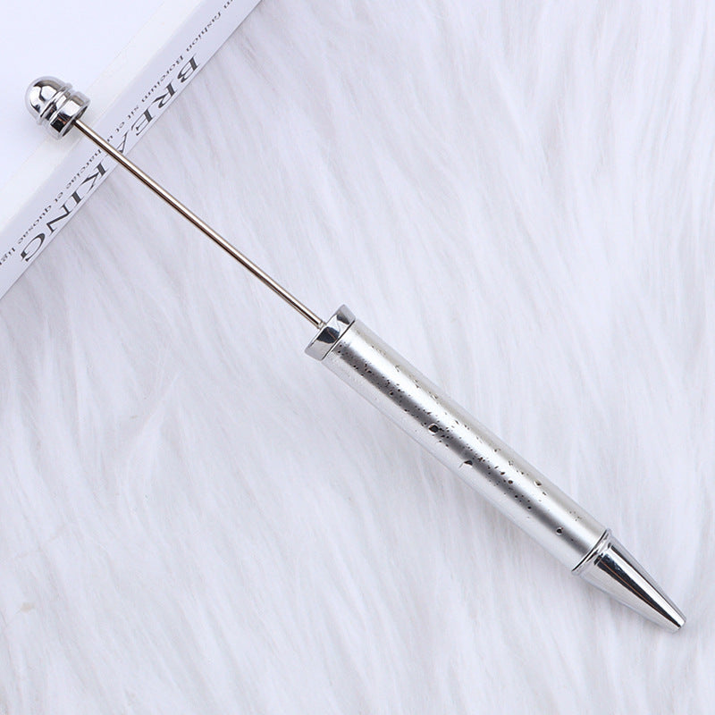 Beadable Ballpoint Pen UV Plating Starry Sky Sequins Gradient Colorful 12