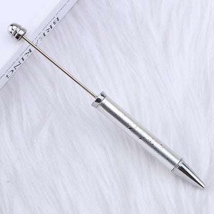 Beadable Ballpoint Pen UV Plating Starry Sky Sequins Gradient Colorful 12