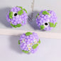 Embellished Bubblegum Beads 18mm Fruit Slice Colorful 10pcs 14