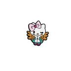Silicone Focal Beads Kitty Pastel Bow Angel Wings 20pcs 6
