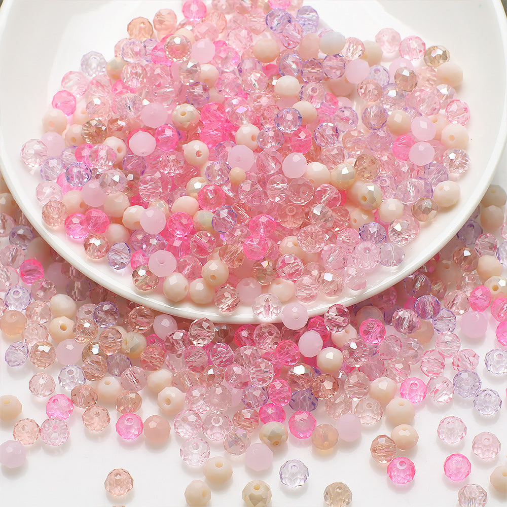 Czech Electroplated Faceted Glass Beads 8mm Soft Shimmer 100pcs 5