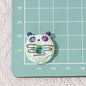 Animal Donut Resin Beads 20mm Glossy Pastel Shimmer 10pcs 11