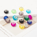 Acrylic Faceted Spacer Beads 14mm Transparent Large Hole 50pcs 4