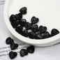 Mini Spiral Heart Acrylic Beads 11mm Colorful Mixed 50pcs 18