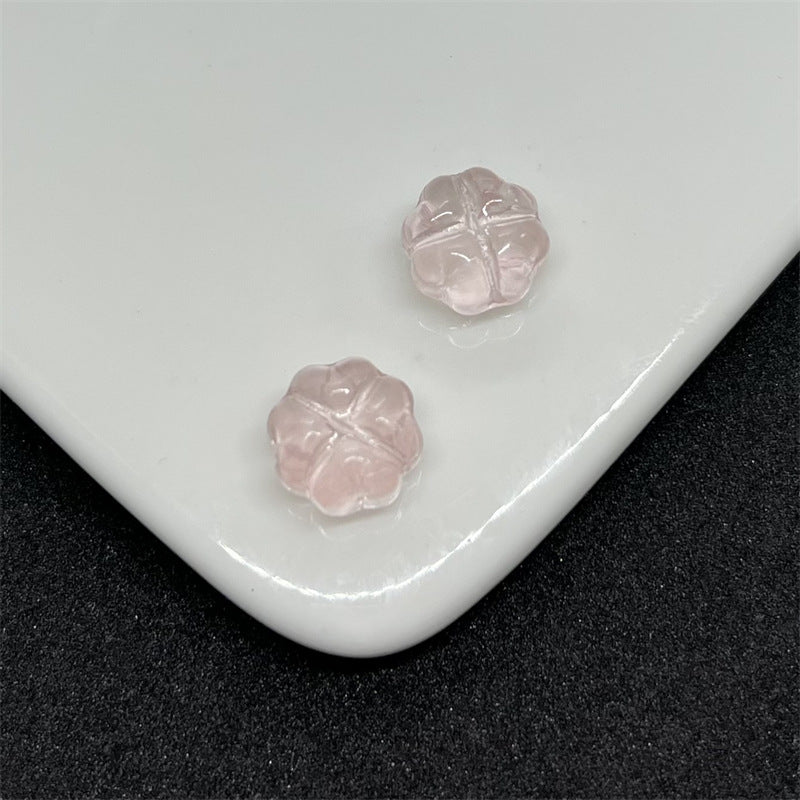 Czech Glass Beads Flower 12mm Transparent Pastel Mixed Colors 100pcs 11