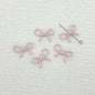 Hollow Bow Metal Beads 13x12mm Glossy Baking Painted Alloy 20pcs 15
