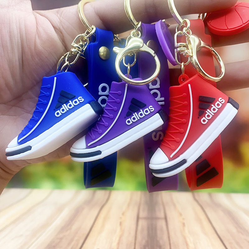Silicone Basketball Shoe Keychain 3D Cartoon Sporty Design 2