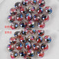 Shimmer Butterfly Inside Round Resin Beads 16mm Mixed Colors 20pcs 12