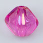 Transparent Rhombus Acrylic Beads 18mm AB Colored Plating 100pcs 8