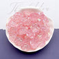 Transparent Camellia Acrylic Beads 12mm 19mm Iridescent AB 50pcs 7