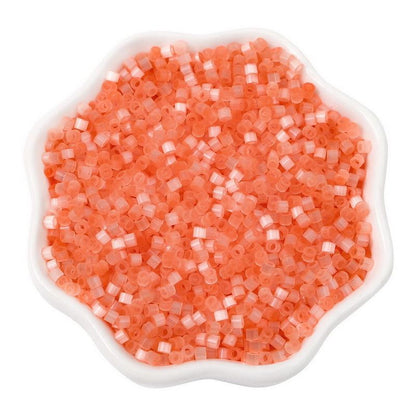 Antique Cat Eye Rice Seed Glass Beads 2.5mm Translucent Glow 740pcs 11