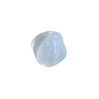 Czech Glass Beads Ribbed Vintage Style 8mm Transparent Pastel 10pcs 5