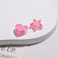 Double Sided Star & Heart Acrylic Beads 11mm Enamel Glossy 50pcs 12