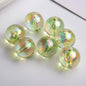 Plated Round Acrylic Beads 16mm High Transparency UV Finish 100pcs 6