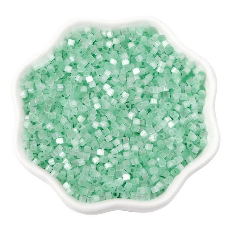 Antique Cat Eye Rice Seed Glass Beads 2.5mm Translucent Glow 740pcs 17