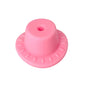 Silicone Focal Beads Hats Raised Dash Brim Detail 20pcs 8