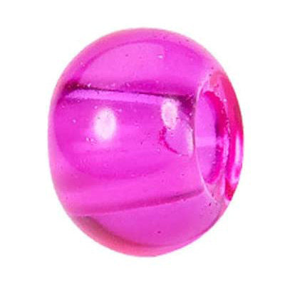 Glass Abacus Spacer Beads 15mm Transparent Large Hole 100pcs 12