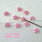 Star Butterfly Metal Beads 5mm Candy Colored Baked Painted 20pcs 23