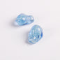 Lampwork Glass Beads Irregular Bone Shape 12mm Glow In The Dark 10pcs 9