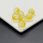 Czech Glass Beads Round 12mm Textured Translucent Red Pink 100pcs 12