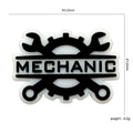 Silicone Focal Beads Technician Maintenance Black On White Mechanic Graphic 20pcs 3