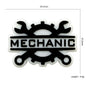 Silicone Focal Beads Technician Maintenance Black On White Mechanic Graphic 20pcs 3