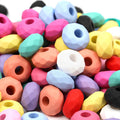 Acrylic Spacer Beads 14mm Candy Solid Color Large Hole 100pcs 6