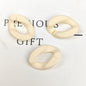 Matte Colorful Acrylic Open Chain Links 23mm 100pcs 28