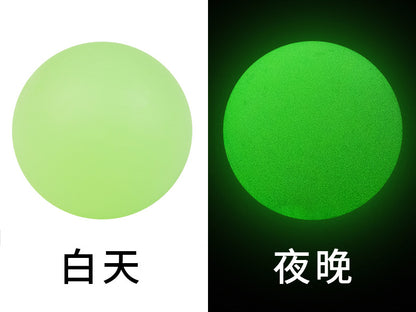 19mm Glow in Dark Silicone Beads Vibrant Colors 50pcs 20