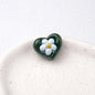 Floral Heart Acrylic Beads 21mm Colorful Mixed 50pcs 15