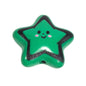 Colorful Smiley Star Acrylic Beads 22mm Glossy 10pcs 14