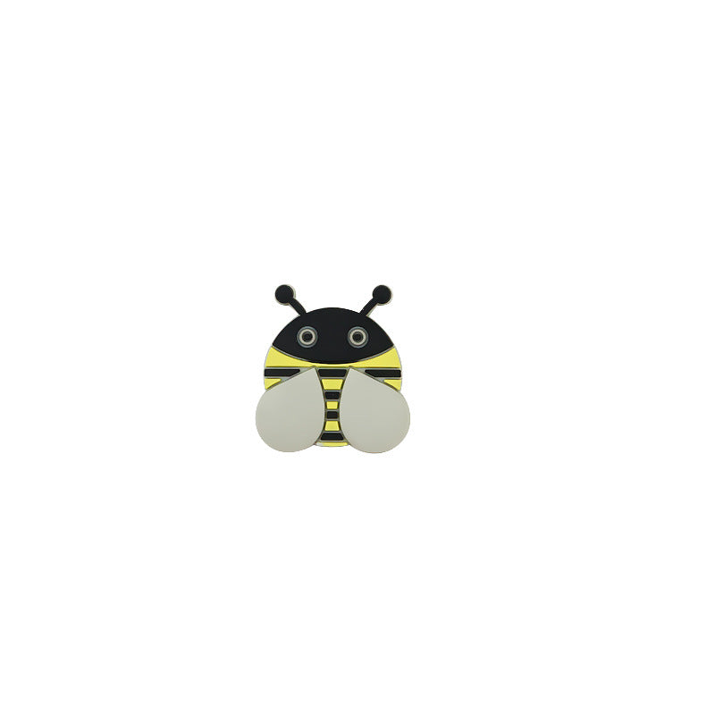 Silicone Focal Beads Ladybug Pastel Wings Bold Stripes 10pcs 12