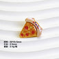 Glossy Fast Food Resin Beads Playful Miniature Set 10pcs 7