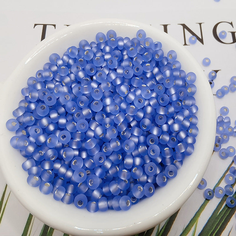 Frosted Seed Glass Beads 3mm Pastel Transparent Colors 300pcs 13