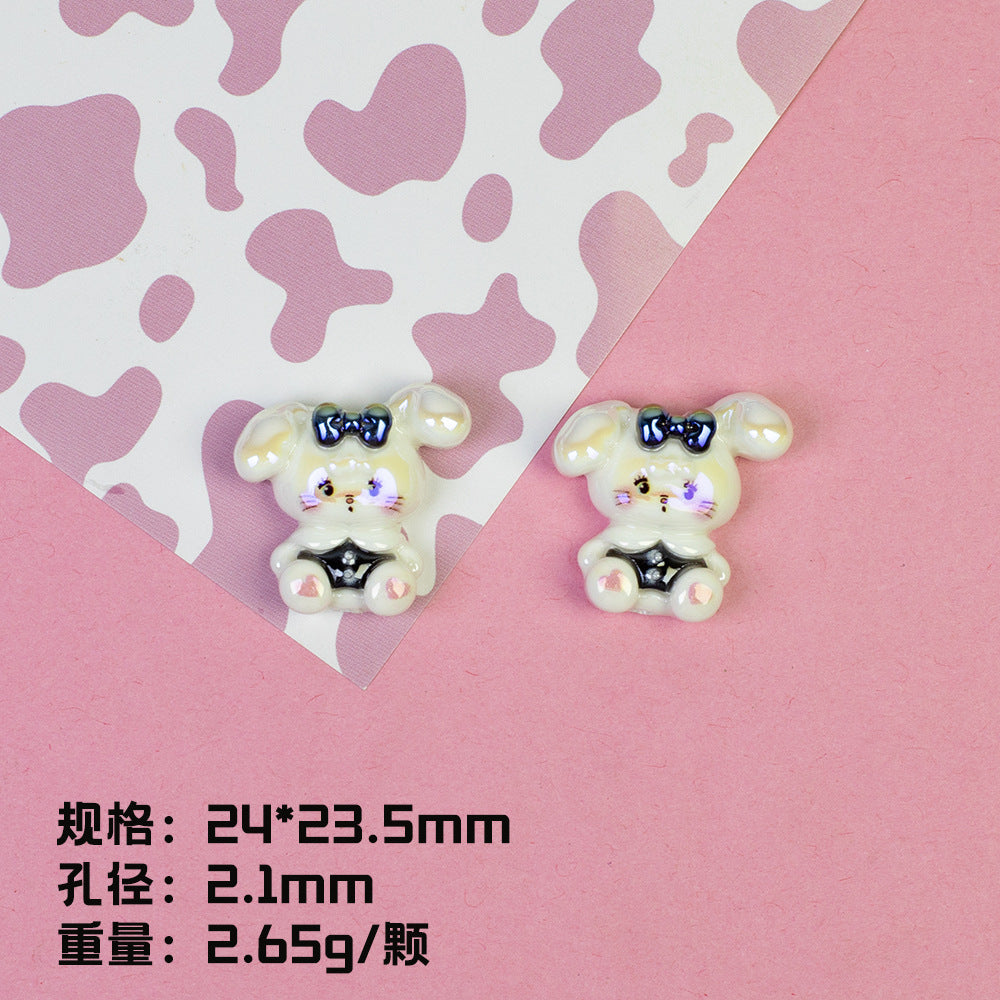 Plating Adorable Mikko Series Resin Beads Cute Character 20pcs 9