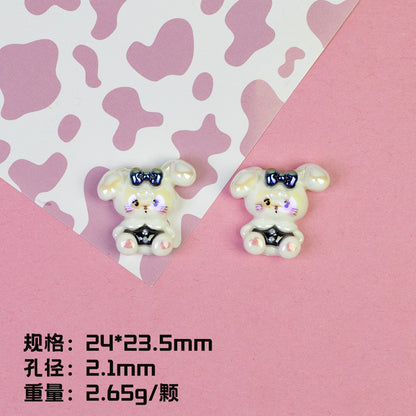Plating Adorable Mikko Series Resin Beads Cute Character 20pcs 9