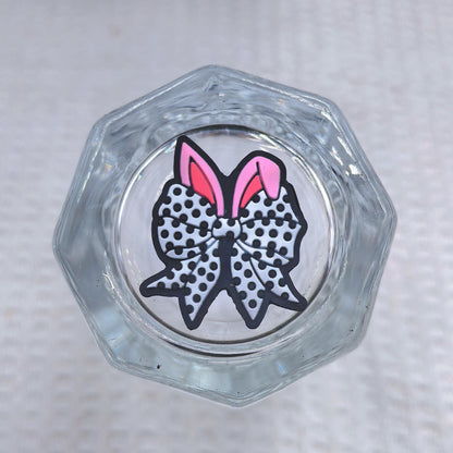 Silicone Focal Beads Easter Carrot Bunny Ear Bow 20pcs 7