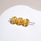 Clear Round Acrylic Beads 10mm Candy Swirl Pattern 100pcs 6