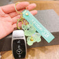 Resin Dog Keychain Jelly Bell Pastel Colors Lightweight 7