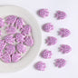 Polka Dotted Fish Ceramic Beads 21mm Colorful Glazed 5pcs 7