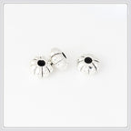 Alloy Flat Pumpkin Spacer Beads 5-7mm Striped Tibetan Style 100pcs 6