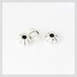 Alloy Flat Pumpkin Spacer Beads 5-7mm Striped Tibetan Style 100pcs 6