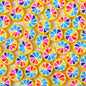 Flat Clay Beads 9mm Colorful Orange Slice Polymer 100pcs