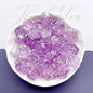 Transparent Camellia Acrylic Beads 12mm 19mm Iridescent AB 50pcs 9