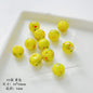 Lampwork Glass Beads Round 10mm Handmade Colorful Confetti 5pcs 6
