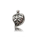 Plant Series Metal Beads Large Hole Antique Silver Tone 30pcs 6
