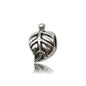 Plant Series Metal Beads Large Hole Antique Silver Tone 30pcs 6