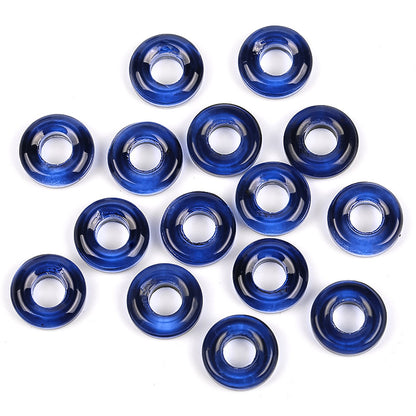 Glass Circle Spacer Beads 10mm Transparent 50pcs 11